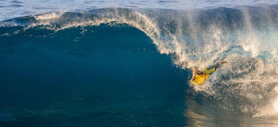 Bodyboarding w El Frontón Miejsca bodyboardingowe na Gran Canarii