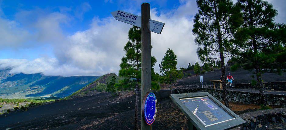 Punkt widokowy Llano del Jable, obserwacja gwiazd w Montaña Quemada na wyspie La Palma