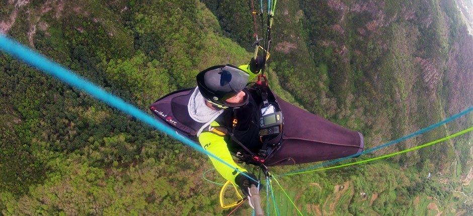 Lot paralotnią La Corona, Paralotniarstwo na wyspie Teneryfa