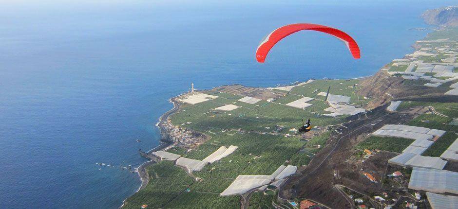 Lot paralotnią w Puerto Naos, Paralotniarstwo na wyspie La Palma