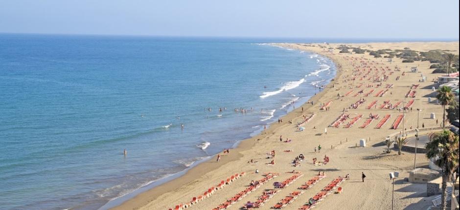 Plaża del Inglés Popularne plaże na Gran Canaria