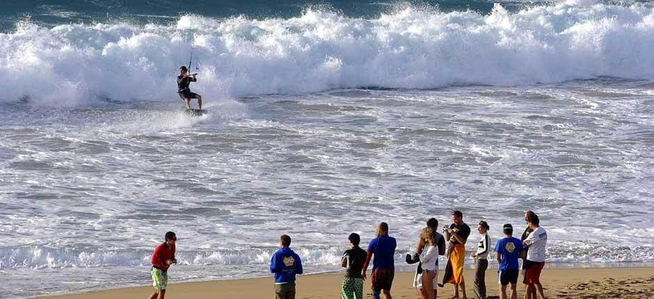 Kitesurfing przy plaży El Burro Miejsca kitesurfingowe na Fuerteventurze