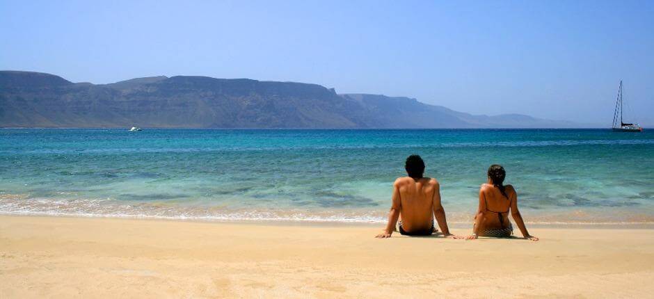 Plaża La Francesa Popularne plaże na Lanzarote