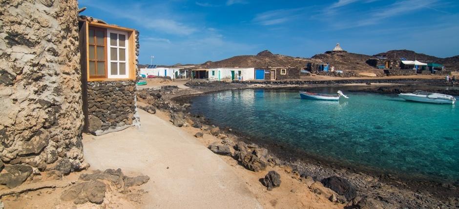 Puertito de Lobos osady na wyspie Fuerteventura