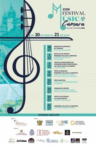 El 18º Festival de Música de Cámara Villa de La Orotava