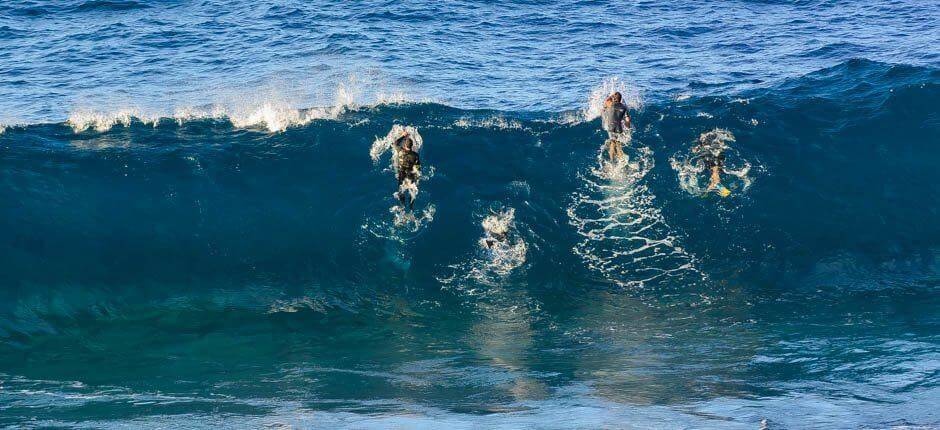 Bodyboarding w El Frontón Miejsca bodyboardingowe na Gran Canarii