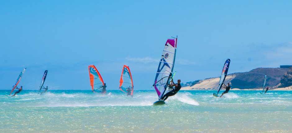 Windsurf na Playa de Sotavento Spoty do windsurfingu na Fuerteventurze