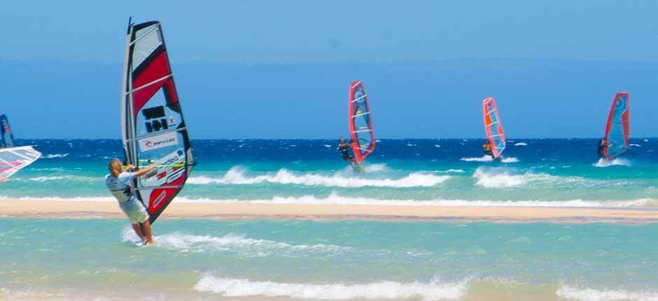 Windsurf na Playa de Sotavento Spoty do windsurfingu na Fuerteventurze
