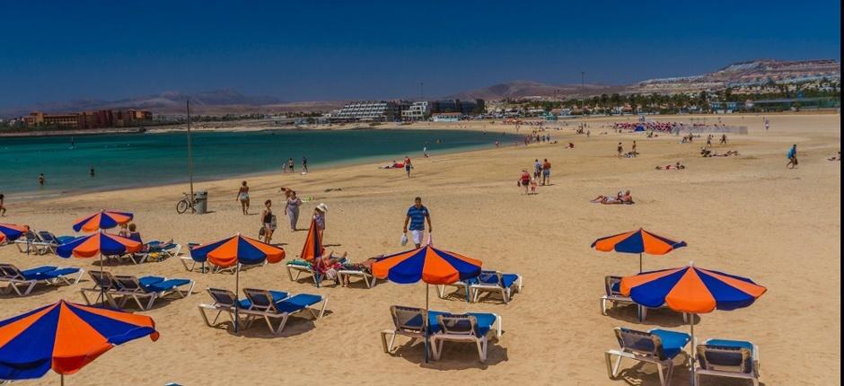 Plaża El Castillo Popularne plaże na Fuerteventura