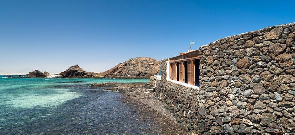 Puertito de Lobos osady na wyspie Fuerteventura