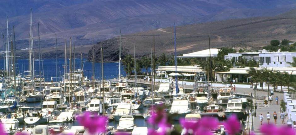 Port Calero Mariny i przystanie na Lanzarote