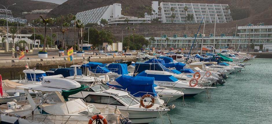 Przystań Port Rico Mariny i przystanie na Gran Canarii